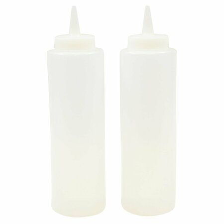 Tablecraft SQUEEZE BOTTLE CLR 2PK BBQ112C-1